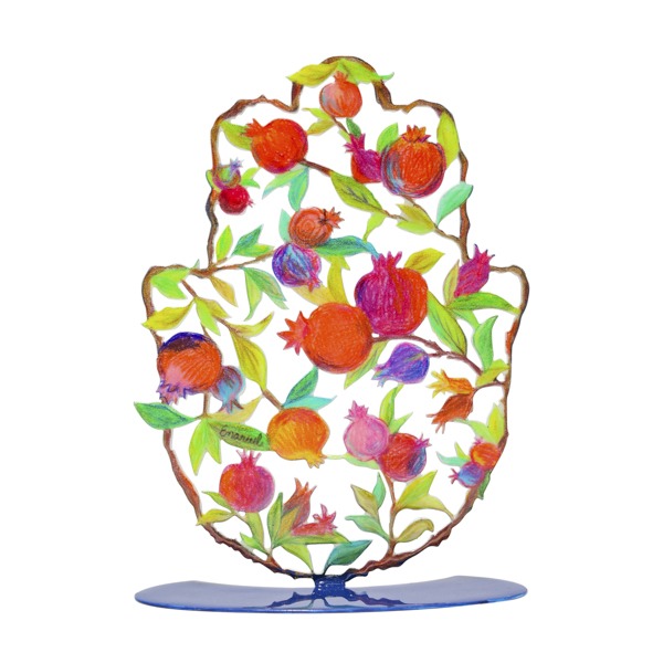 Emanuel Laser Standing Flower/Hamsa-Small  (EM-SHG)