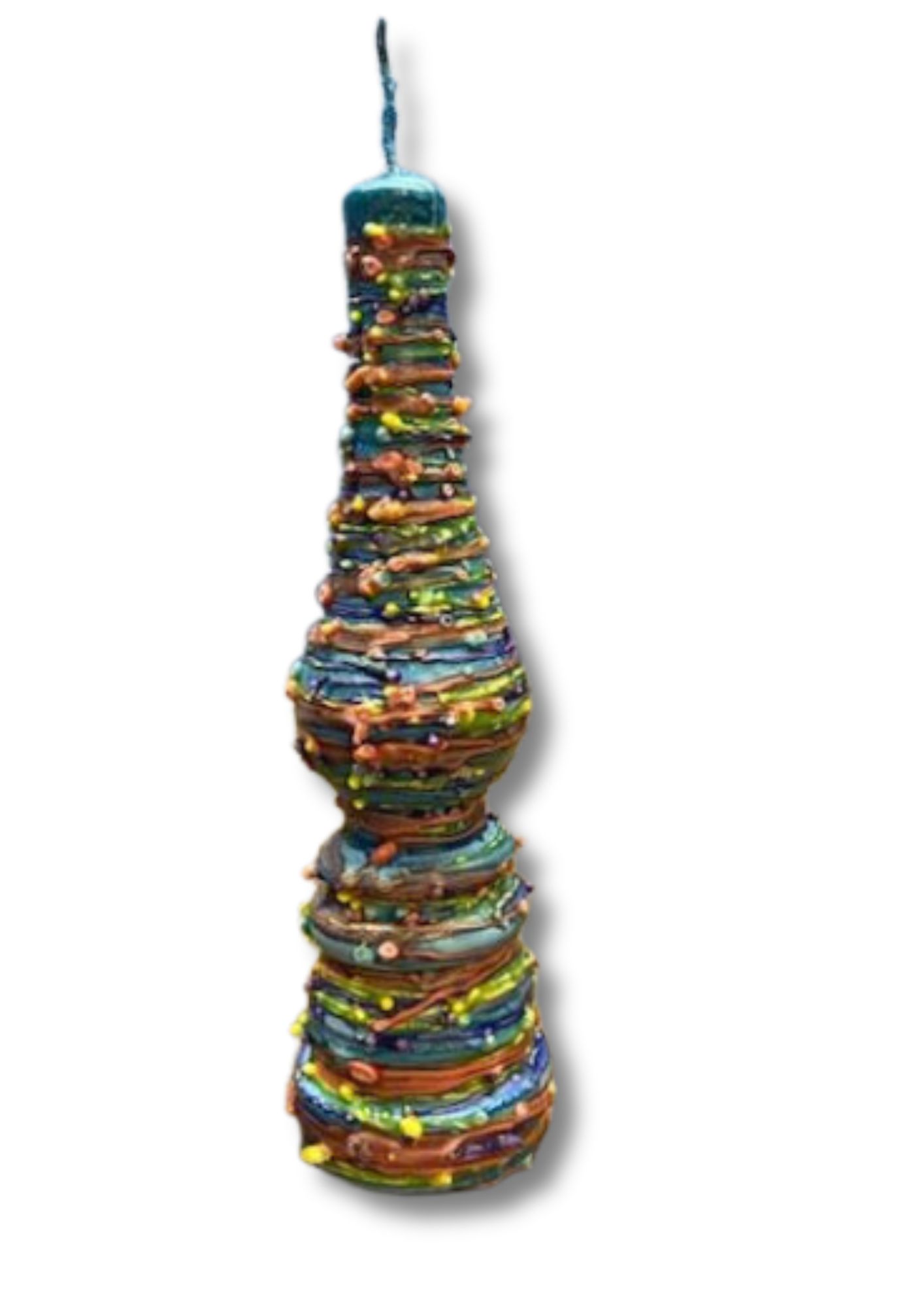 Torch Shape Havdallah Candle Drip Wax Design (HV-HTD)