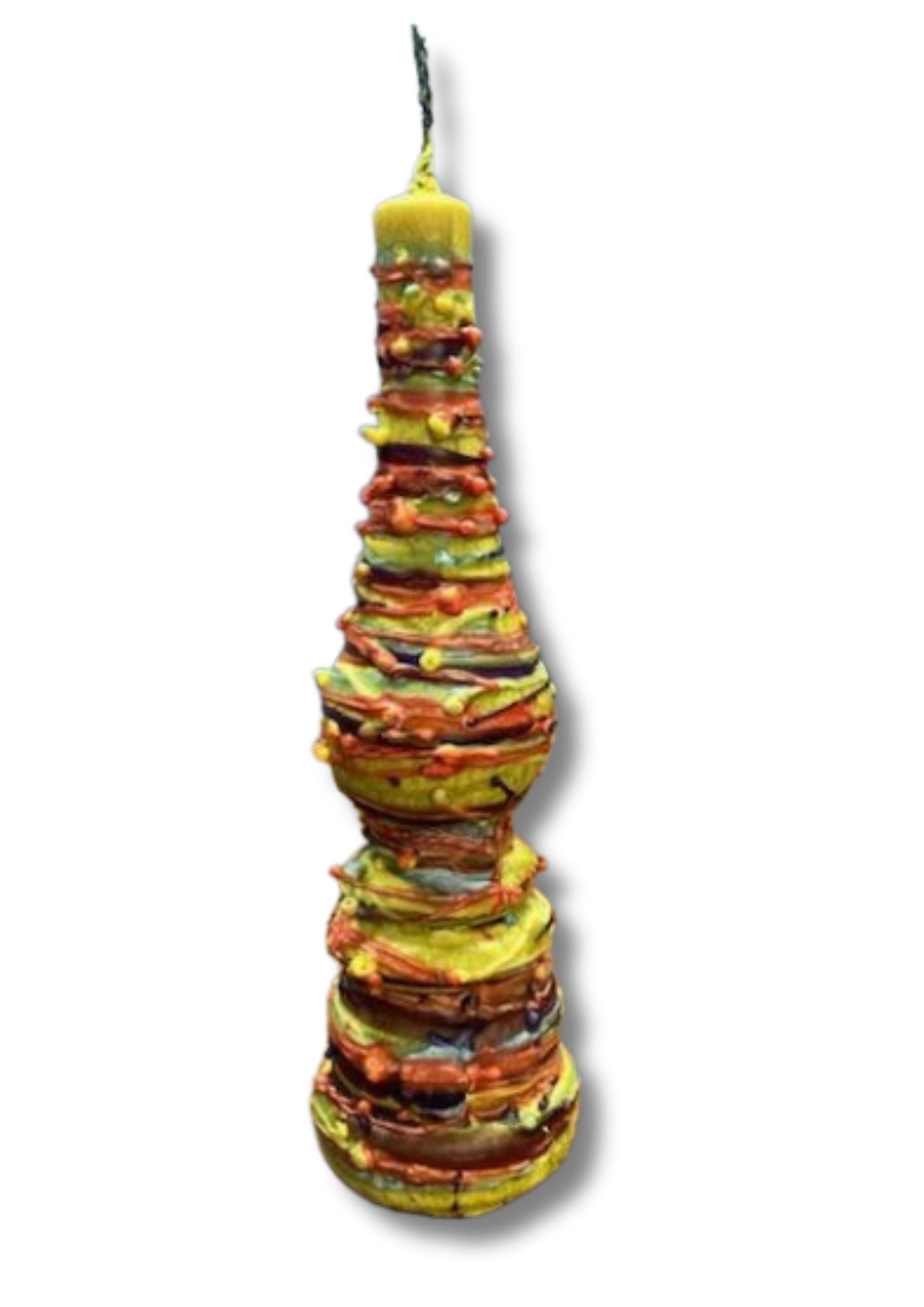 Torch Shape Havdallah Candle Drip Wax Design (HV-HTD)