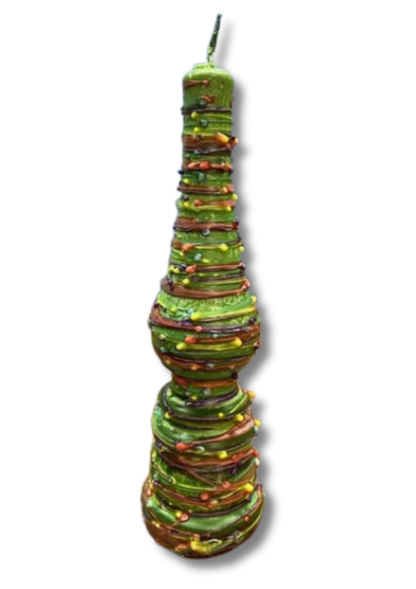 Torch Shape Havdallah Candle Drip Wax Design (HV-HTD)