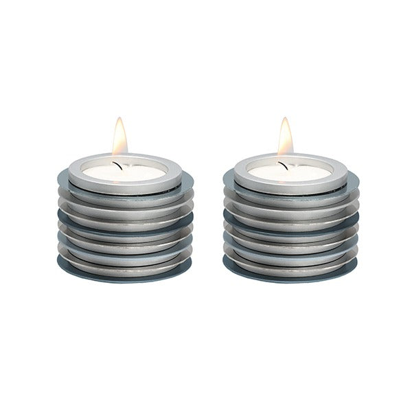 Emanuel T Light Candlesticks Anodized Discs (EM-CY)