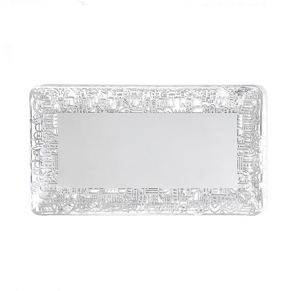 Emanuel Stainless Steel Tray with Cutout -  9.5" x 5" (EM-TRM)