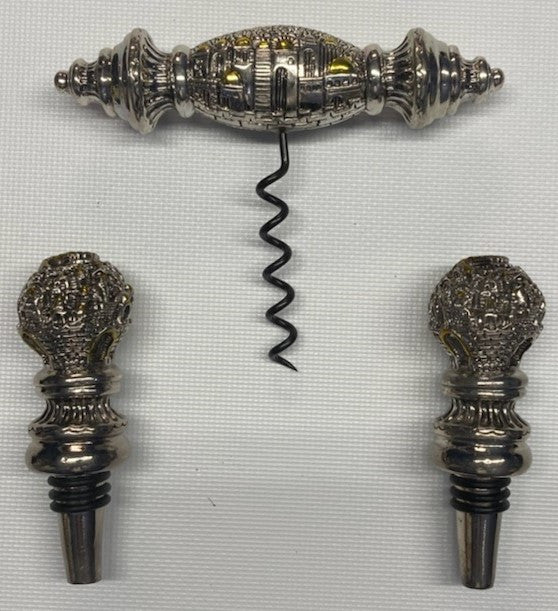 Wine Opener And Set of Jerusalem Wine Covers (SHB-359)