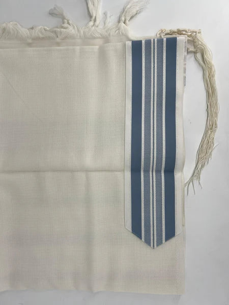 Mofet Wool Tallit - Hallel/Luxurious Weave Design (TAL-WOH)