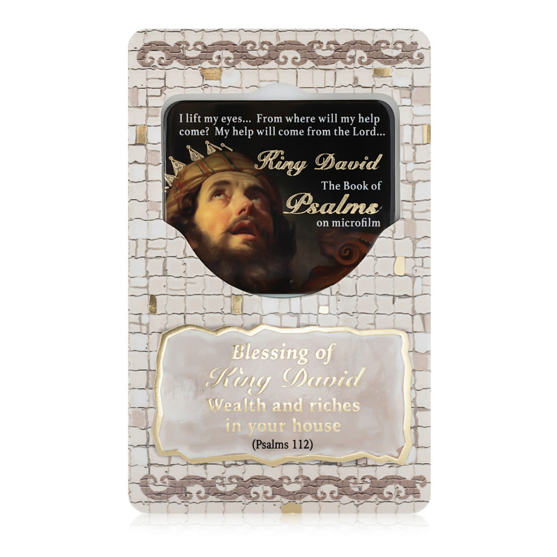 Holyland Psalms Segulah Card-Microfilm (C-SCHLP)