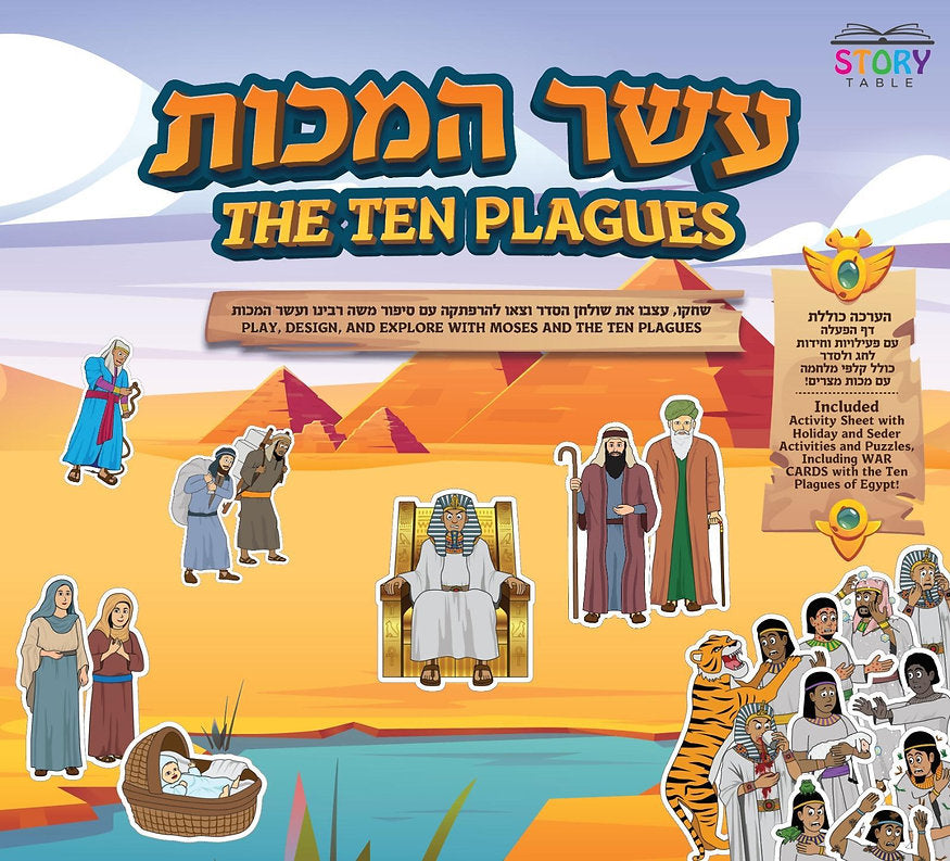 Story Table Activity Board, The Ten Plagues-NEW (GM-STTP)