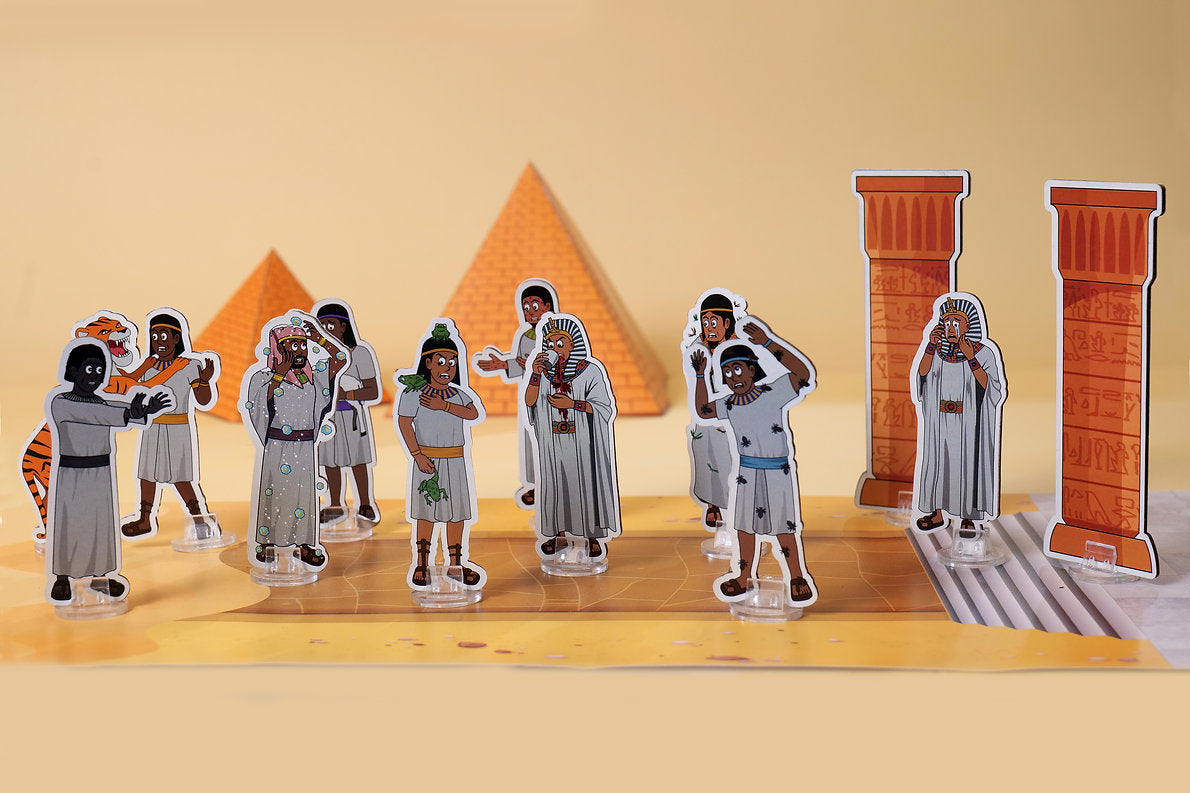 Story Table Activity Board, The Ten Plagues-NEW (GM-STTP)