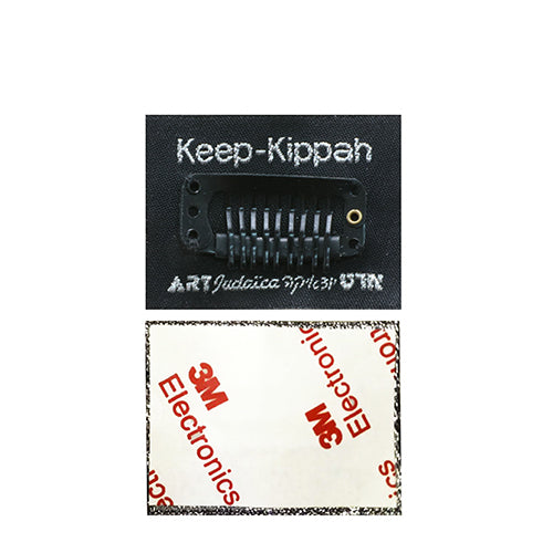 Kipah Clips With Sticker 2PK Keep kippah (MC-59766)