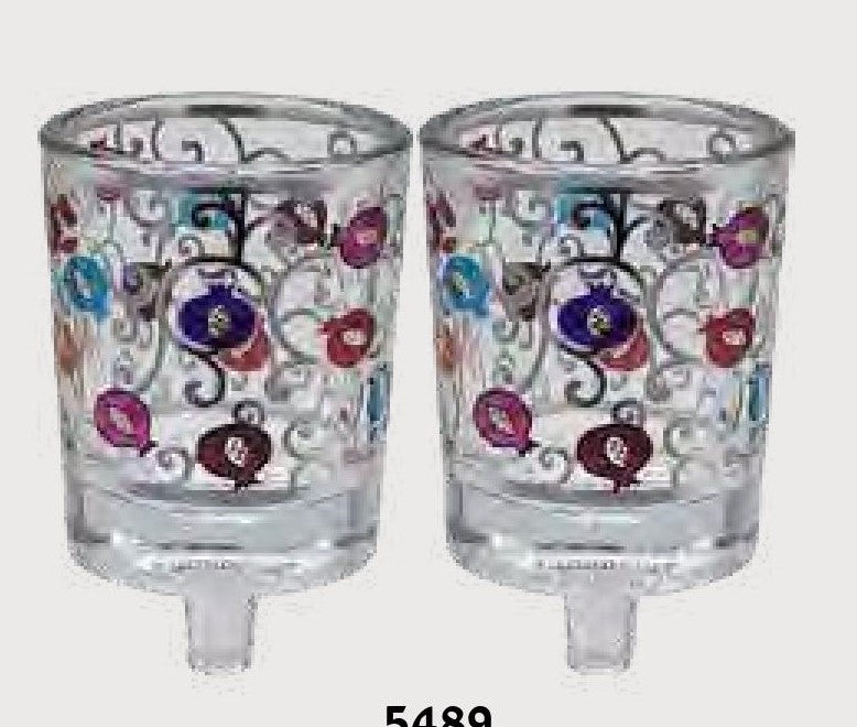 Hadarya Glass for Neronim-Pomegranate Design-Multicolor (SC-HDR5489)
