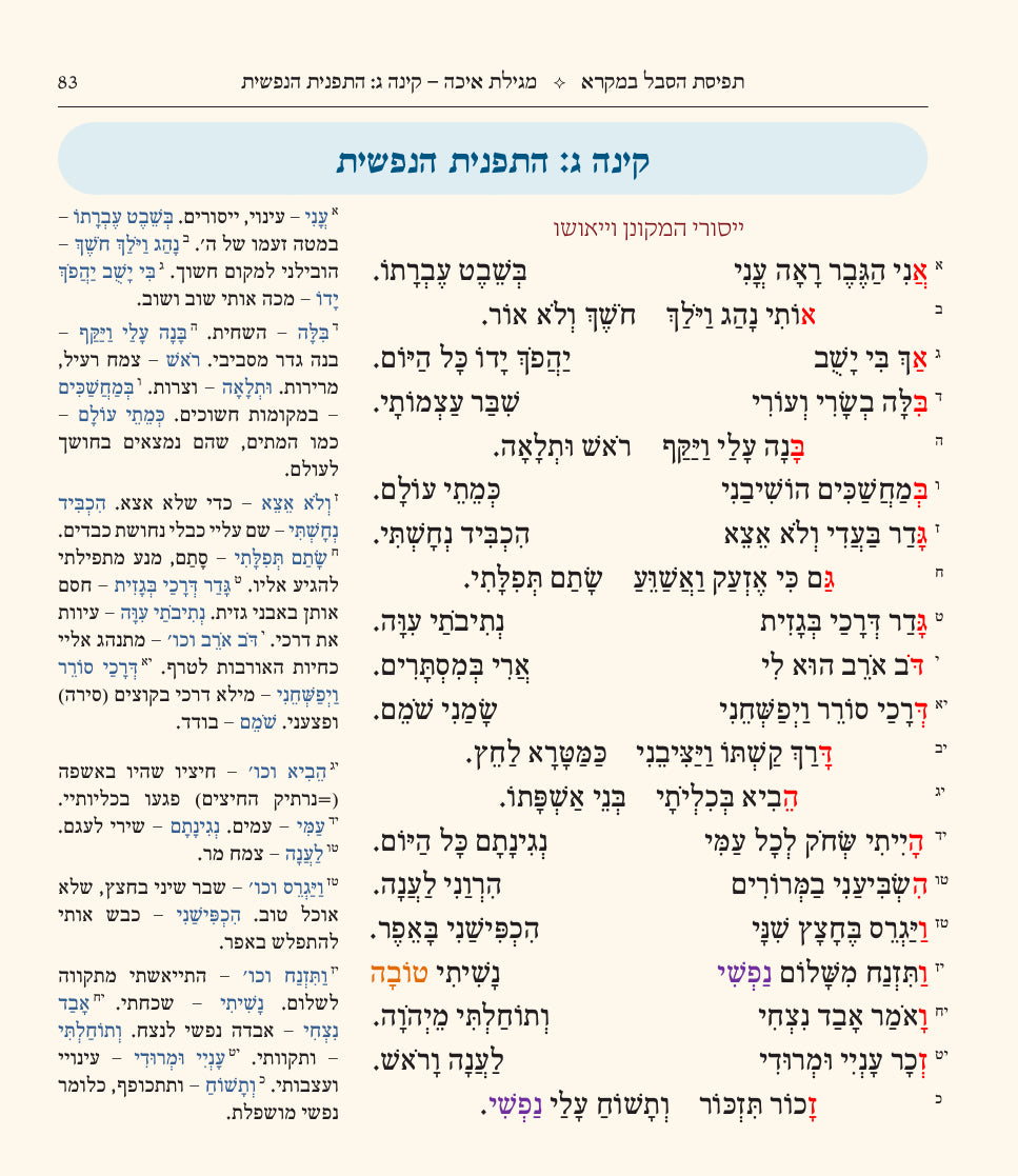 תשעה באב ואסונות לאמיים (מפעל משנה תורה) (BK-TBVL)
