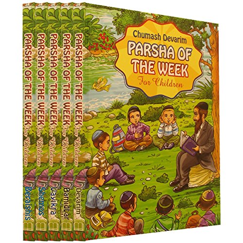 Parsha of the week 5 Volume Set for children aged 7 and up (BKC-POTW)