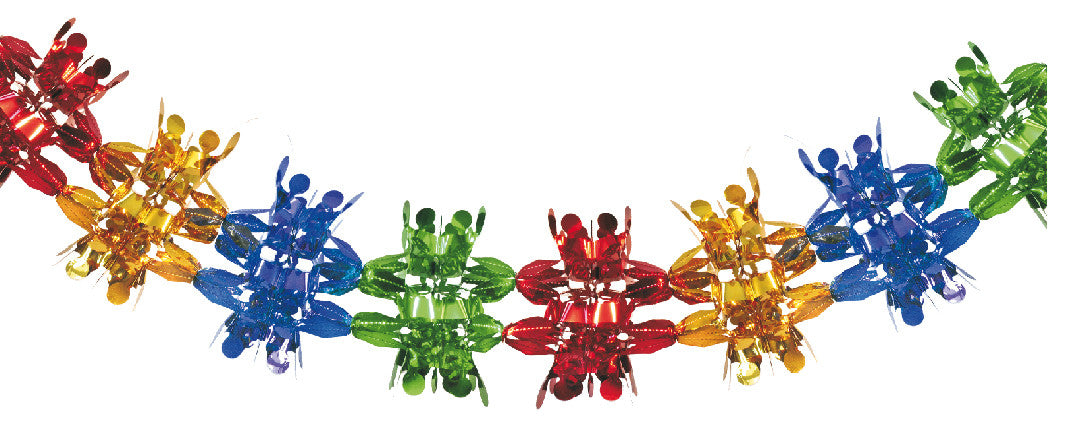 12" 14 Section Multi Colored Garland - Pack of 12 (71177)