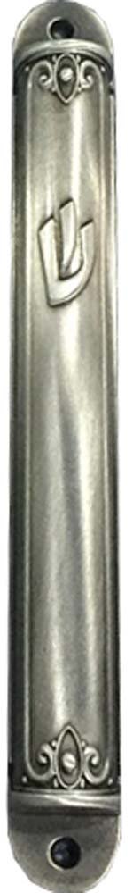 Pewter Mezuzah Cases 12cm (Karshi)