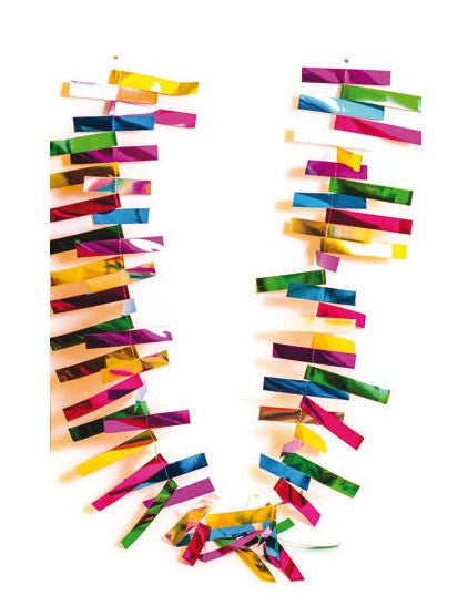 Long Strip Banner - 6ft gold/silver - Pack of 12 (71815B)