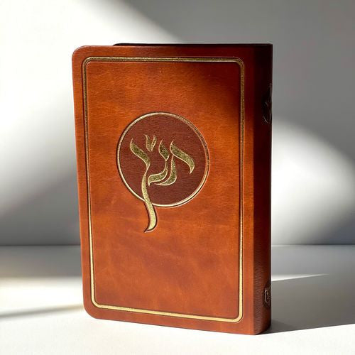 תנ"ך חושן With Tabs-Maps Flexcover Leather 5"X7" (BK-TNKCFL)