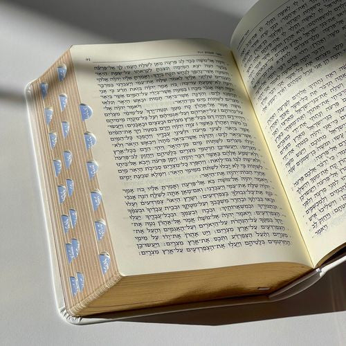 תנ"ך חושן With Tabs-Maps Flexcover Leather 5"X7" (BK-TNKCFL)