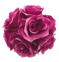 4" Rose Ball, Multiple Colors - Pack of 12 (CLA-20160218)