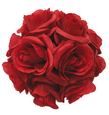 4" Rose Ball, Multiple Colors - Pack of 12 (CLA-20160218)