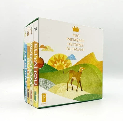 My First Tanakh Stories 4 Volume Set-Board Book FRENCH (BKF-MPHTBBSET)