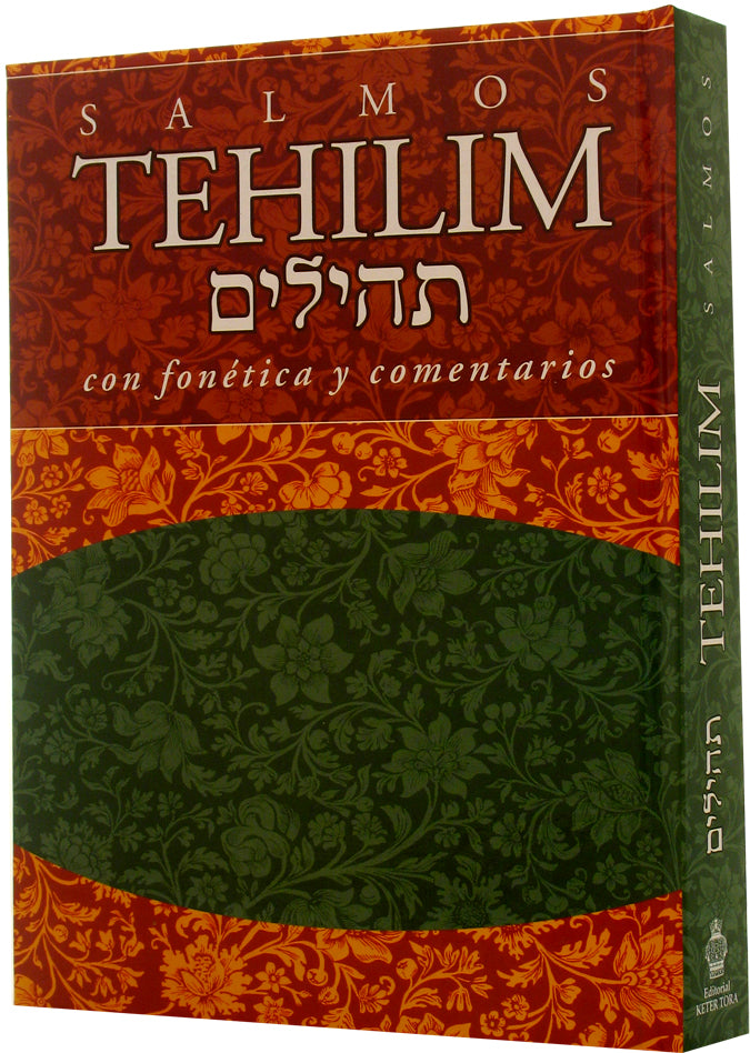 Salmos Tehilim Con Fonetica Y Comentarios- Tehillim with Commentary Hebrew/Spanish Phonetic (BKS-STCFYC)