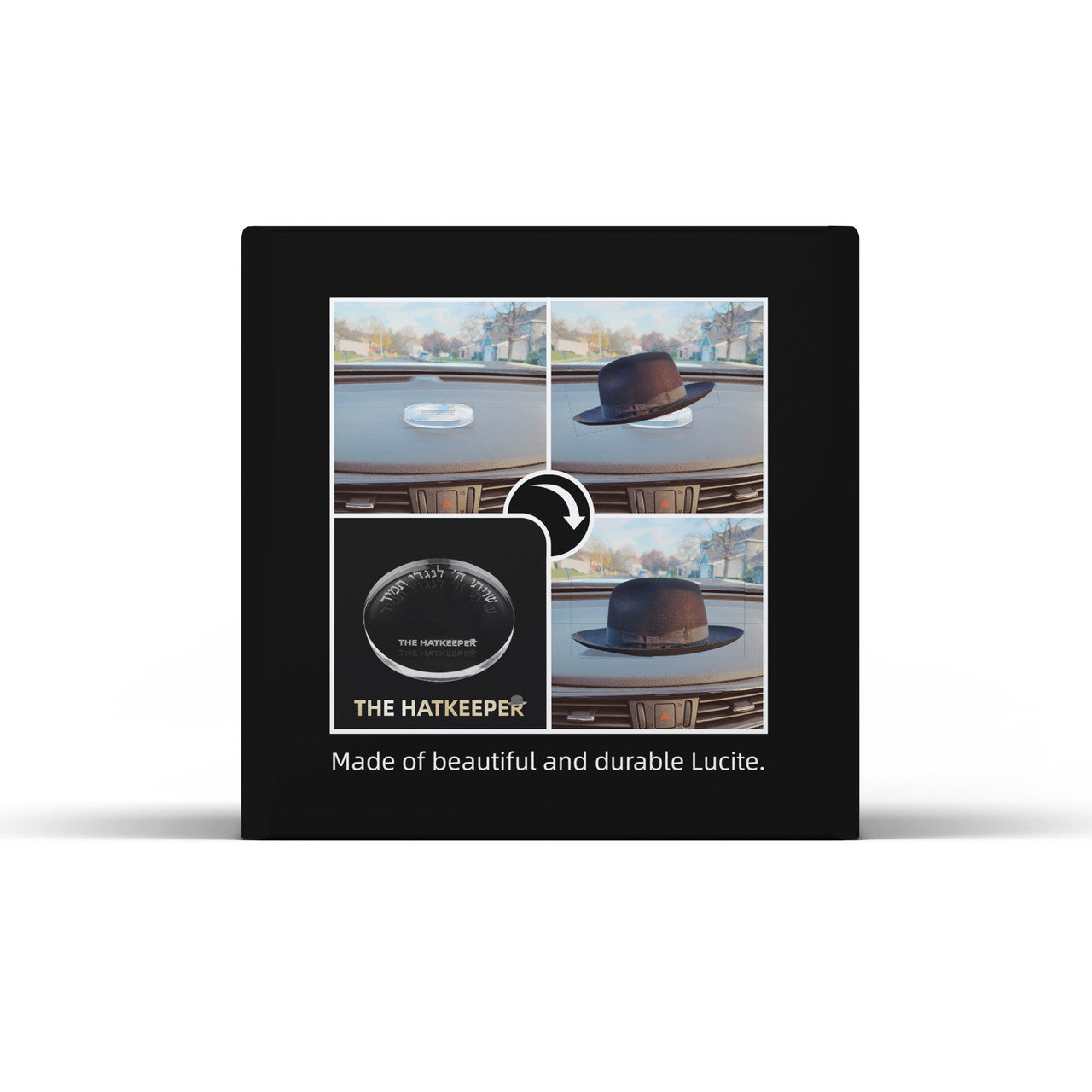 The Hatkeeper-Car Dashboard Hat Holder(MC-HTKPR)