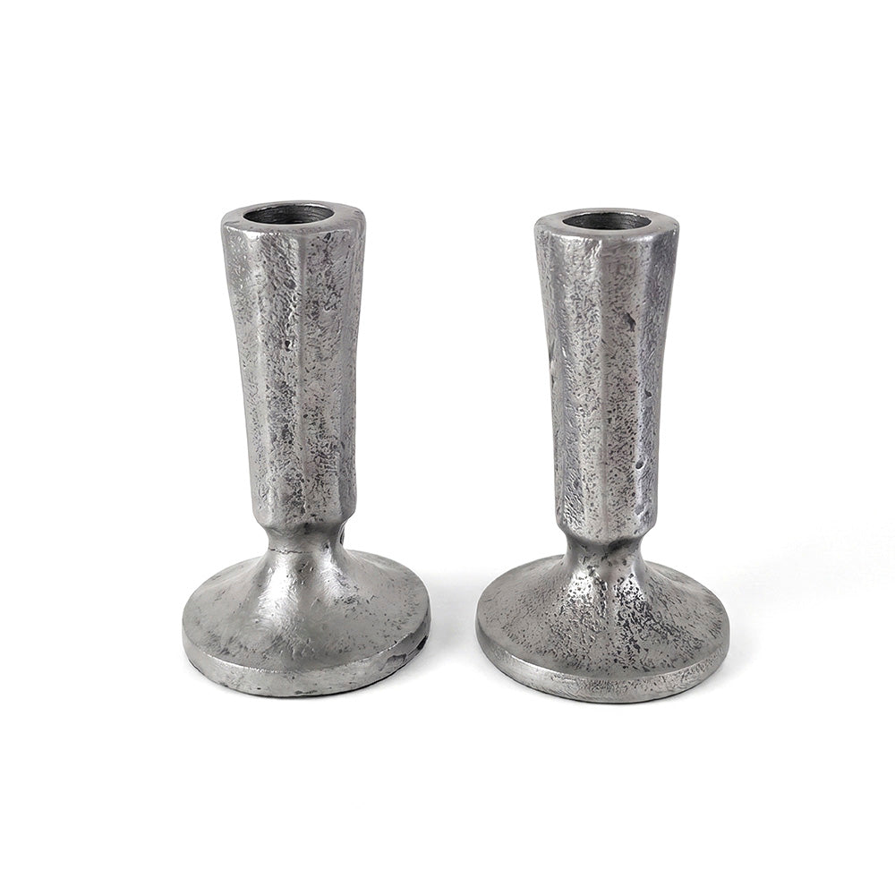 Handmade Candlesticks 4.3"-Antique Silver (EM-CAM2)