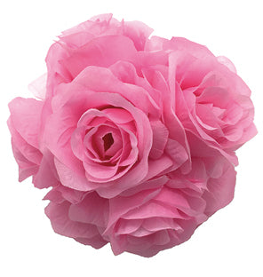 6" Rose Ball, Multiple Colors - Pack of 12 (CLA-20160217)
