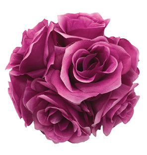 6" Rose Ball, Multiple Colors - Pack of 12 (CLA-20160217)