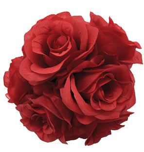 6" Rose Ball, Multiple Colors - Pack of 12 (CLA-20160217)