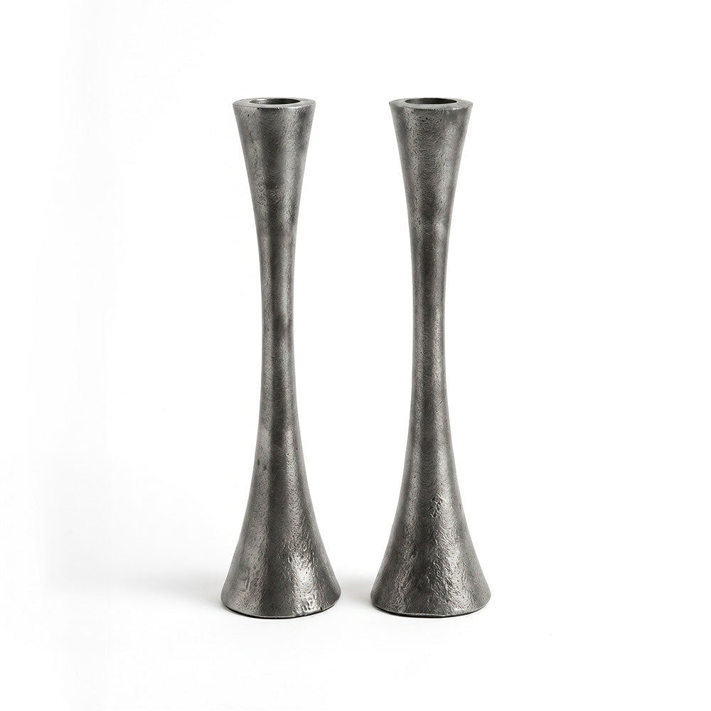Handmade Candlesticks 8.3"-Antique Silver (EM-CNH2)