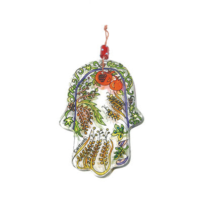 Emanuel Small Glass Chamsa (EM-HGS)