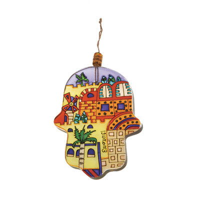 Emanuel Small Glass Chamsa (EM-HGS)