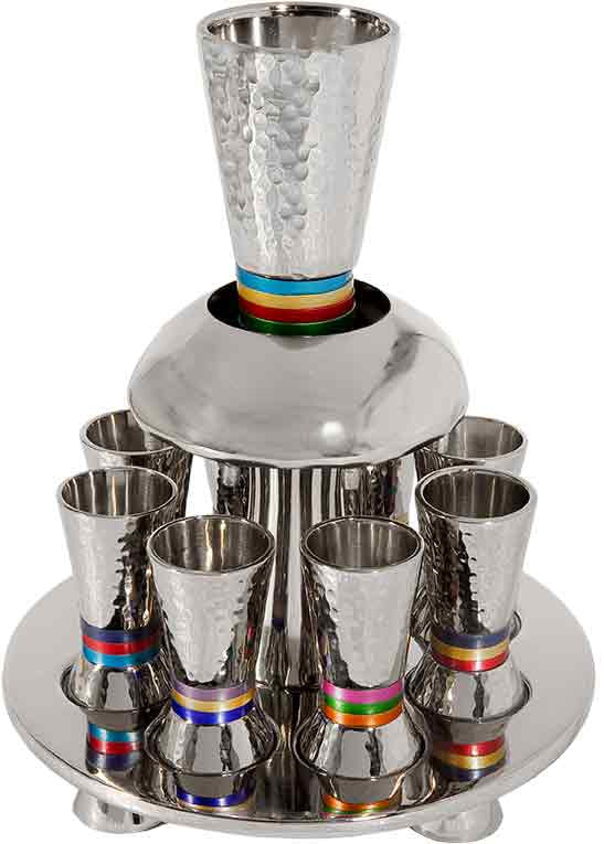 Emanuel Hammered Kiddush Fountain