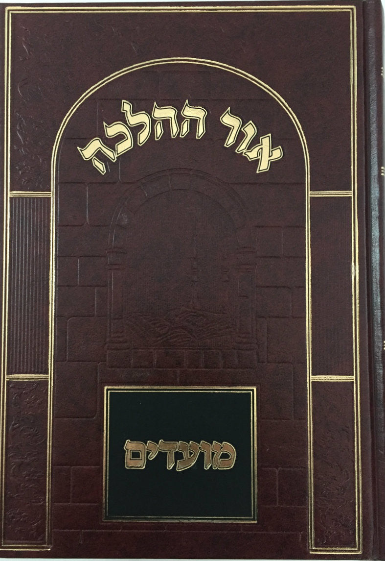 Or Hahalacha Moadim  אור ההלכה מועדים ( Rav David Cohen ) (BK-OHHM)