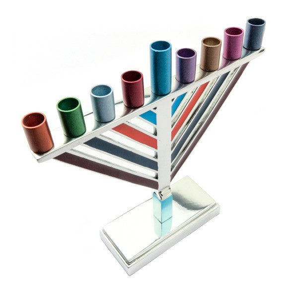 Emanuel Chabad Menorah Small-Multicolor (EM-HAH1)
