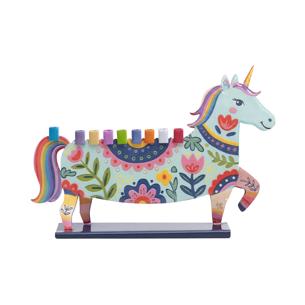 Emanuel Unicorn Menora (EM-HAO5)