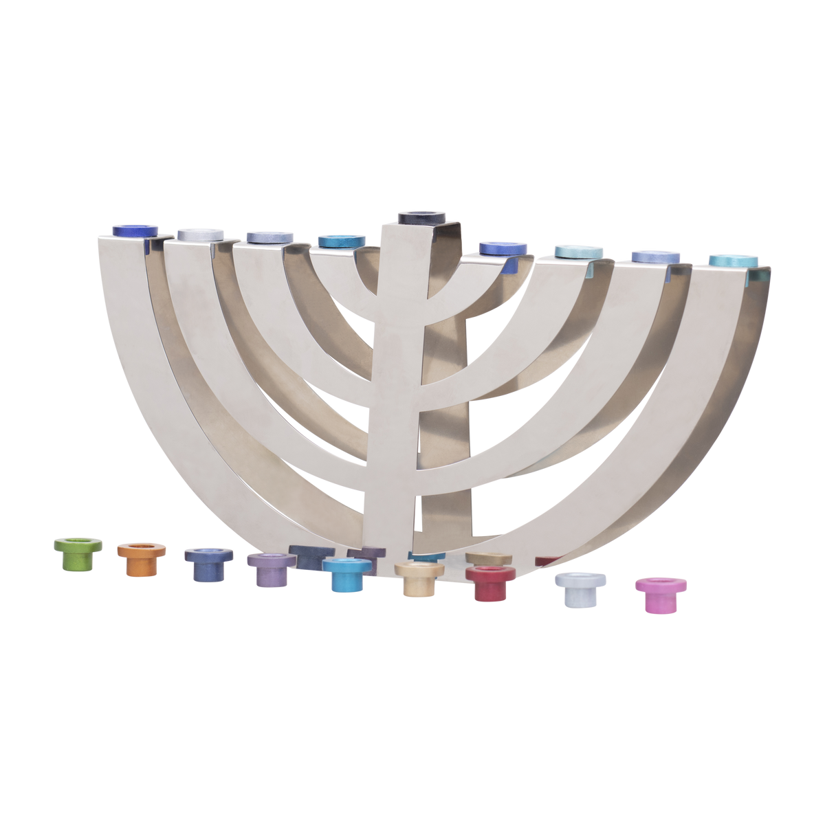 Stainless Steel Modern Menorah (EM-HBG1)