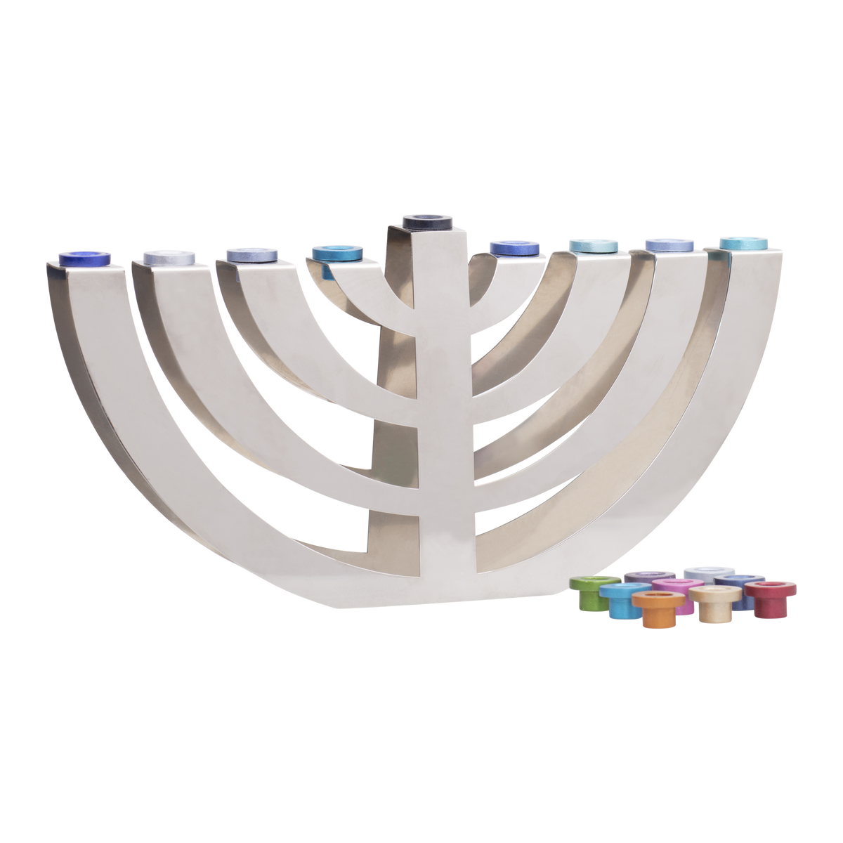 Stainless Steel Modern Menorah (EM-HBG1)