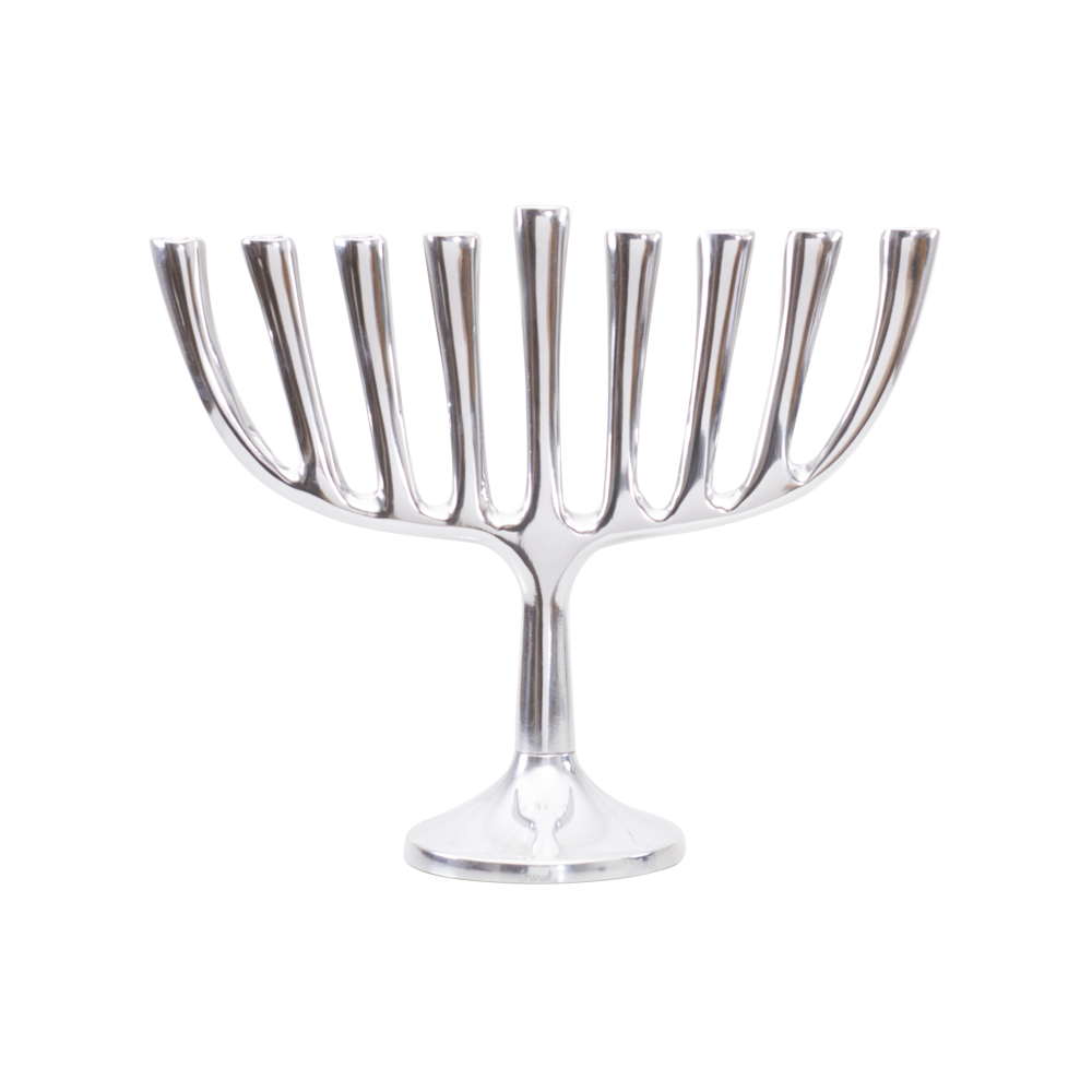 Small Menorah 8" Straight Branches (EM-HHA2)