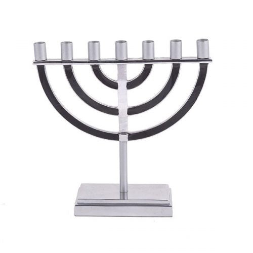 Emanuel Large Classic 7 Branch Menorah - Black (EM-HRS3)