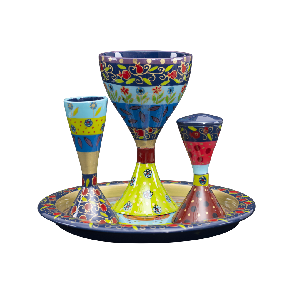 Yair Emanuel Hand Painted Havdalah Set (EM-HVP)