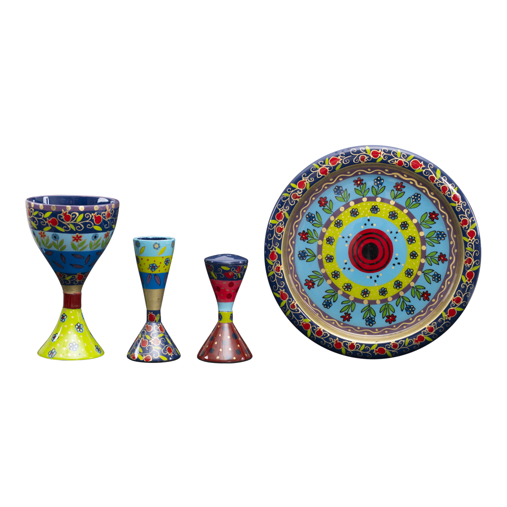 Yair Emanuel Hand Painted Havdalah Set (EM-HVP)