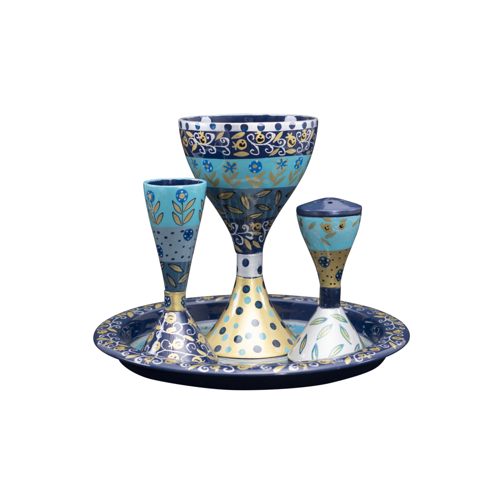 Yair Emanuel Hand Painted Havdalah Set (EM-HVP)