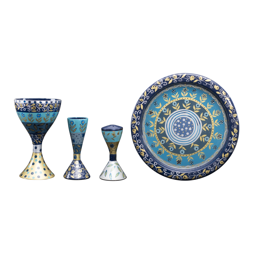 Yair Emanuel Hand Painted Havdalah Set (EM-HVP)