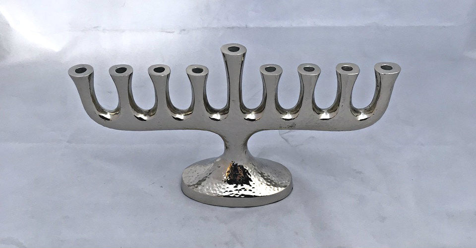 Hammered Branch Menorah - 6" (M-9482)