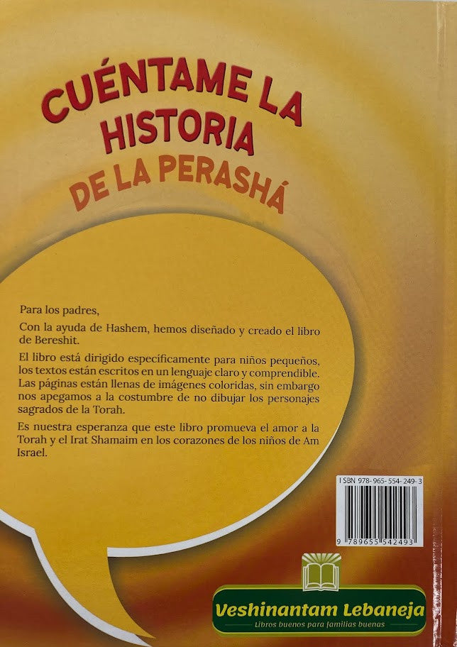 Tell me the Story of the Parshah Bereshit-Spanish  (BKS-TMTSB)