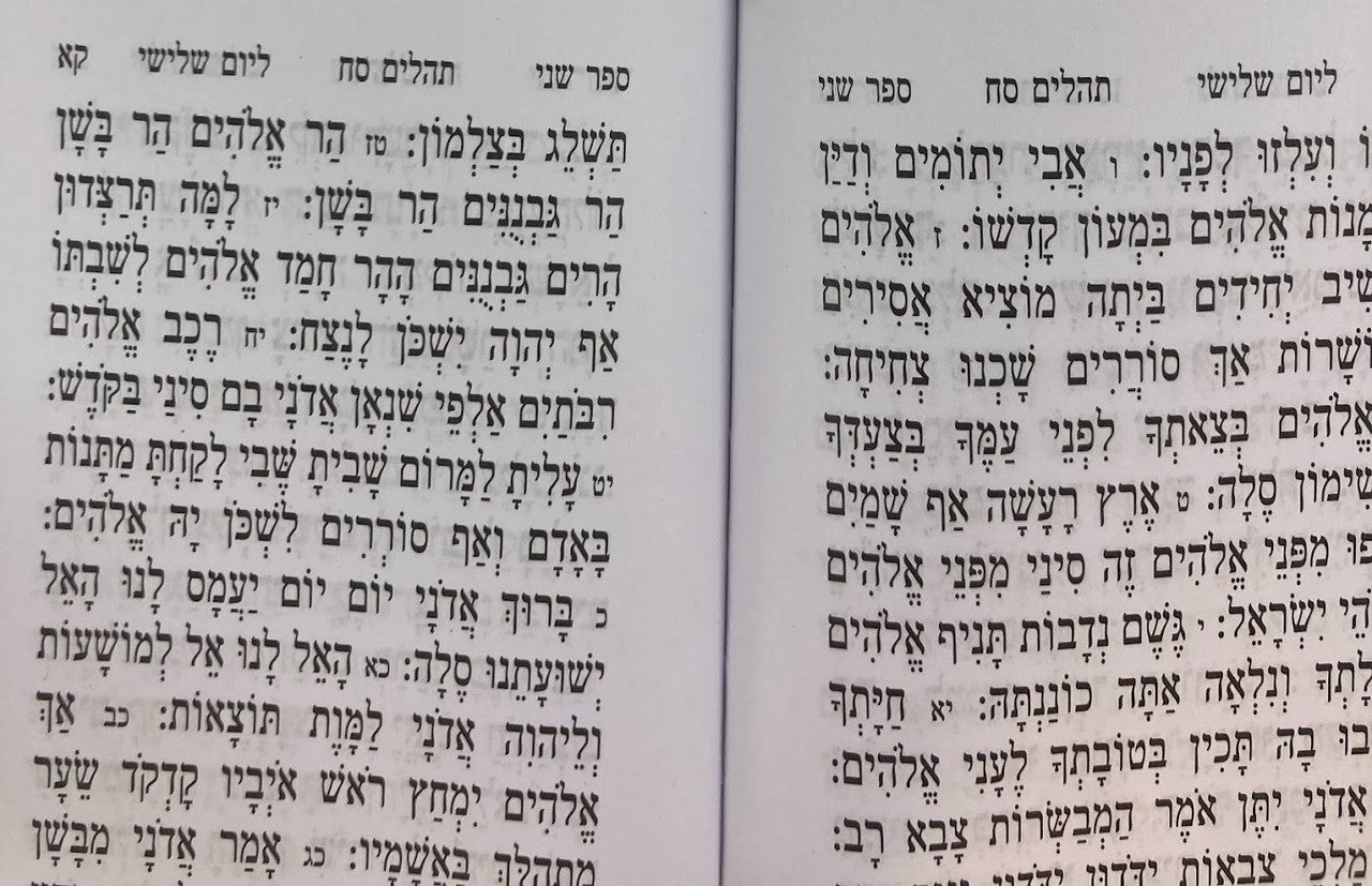 תהילים Palphot-Assorted Colors 3.5" X 5" (BK-TH41788)