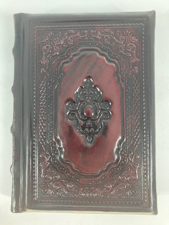 Malchus Leather Tehillim 5" x 7" Slipcased (BK-THLRBR)