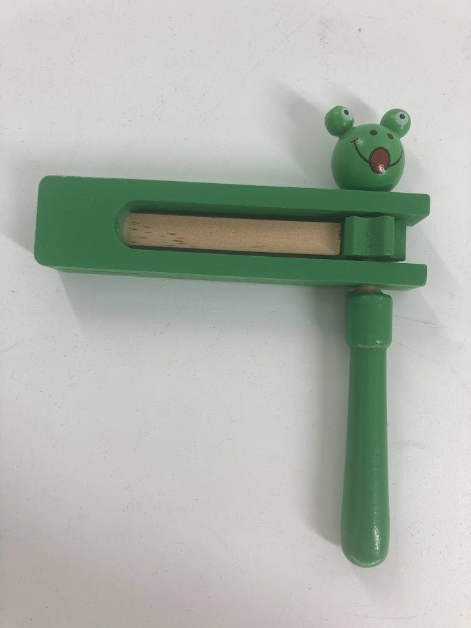 Animal Face Wood Gragger-Assorted Colors-6.5"x5" (GR-601966)