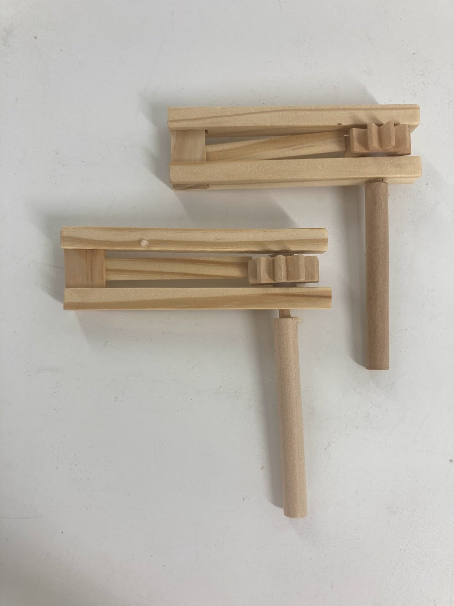 Wood Gragger Mini Natural Color 4.5"x4.5"(GR-W1-10PK) 23679